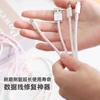 Новый спиральный USB-кабель-зарядка 1,4 м из ТПУ, защита кабеля, намотчик кабеля для iPhone, для Android-телефона, защита кабеля линии данных