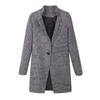 Women Winter Warm Trench Long Coat Outwear Lapel Wool Jacket Overcoat Plus Size