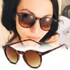 Hot Selliing Oculos Classic Men Hot Sale Fashion Women Cat Eye Vintage Sun Glasses Mirror High Quality Unisex Popular Gradient Eyewear Round Leopard