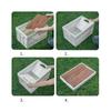GIANXI Wooden Lid Camping Table Household Portable Folding Table Storage Outdoor Table Pliante Outdoors Furniture Storage Box