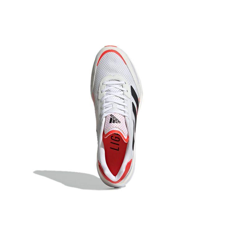 adidas Adizero Boston 10 Solar Red Мужские кроссовки White Cloud-White Core-Black FY4079