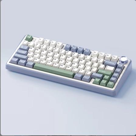 AULA F75 Customized USB 2.4GHz Wireless Three-Mode Mechanical Keyboard PBT Hot Plug Full Key Projection Customizable Gasket New