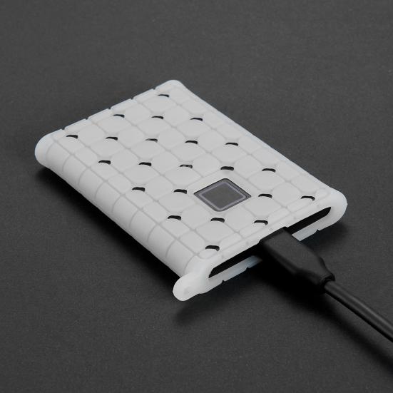 Мягкий силиконовый противоударный защитный чехол для SSD-накопителя, чехол для переноски для Samsung T7 Touch