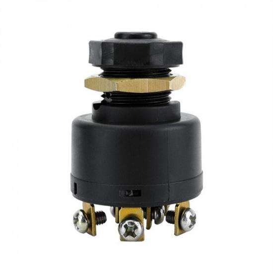 3 Position Outboard Off - Ignition - Start  Switch with 6 Terminals For Boats