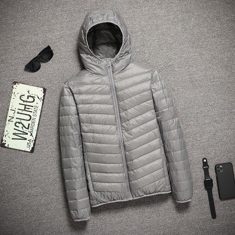 Мужская большая легкая куртка из хлопкового пуха: Ультратонкий, морозостойкий, распродажа на несезон, короткий фасон