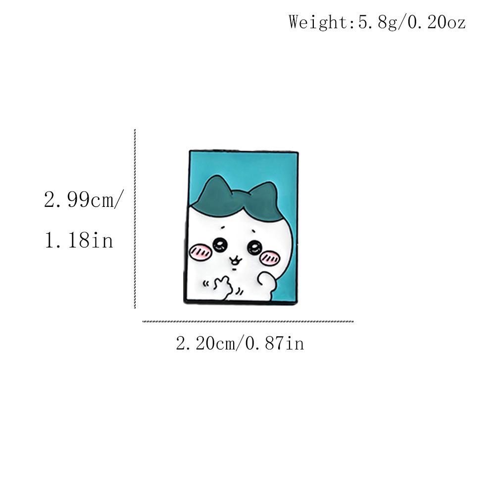 Chiikawa YoshiKawa Usagi Anime Badge - Cute Cartoon Japanese Brooch