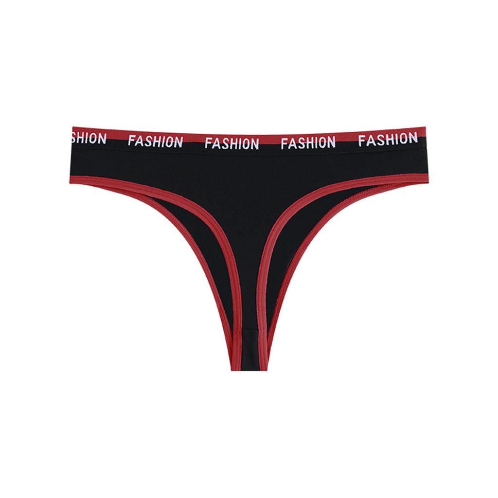 Women's Sports And Fitness Breathable Letter Seamless Low Waist Underwear