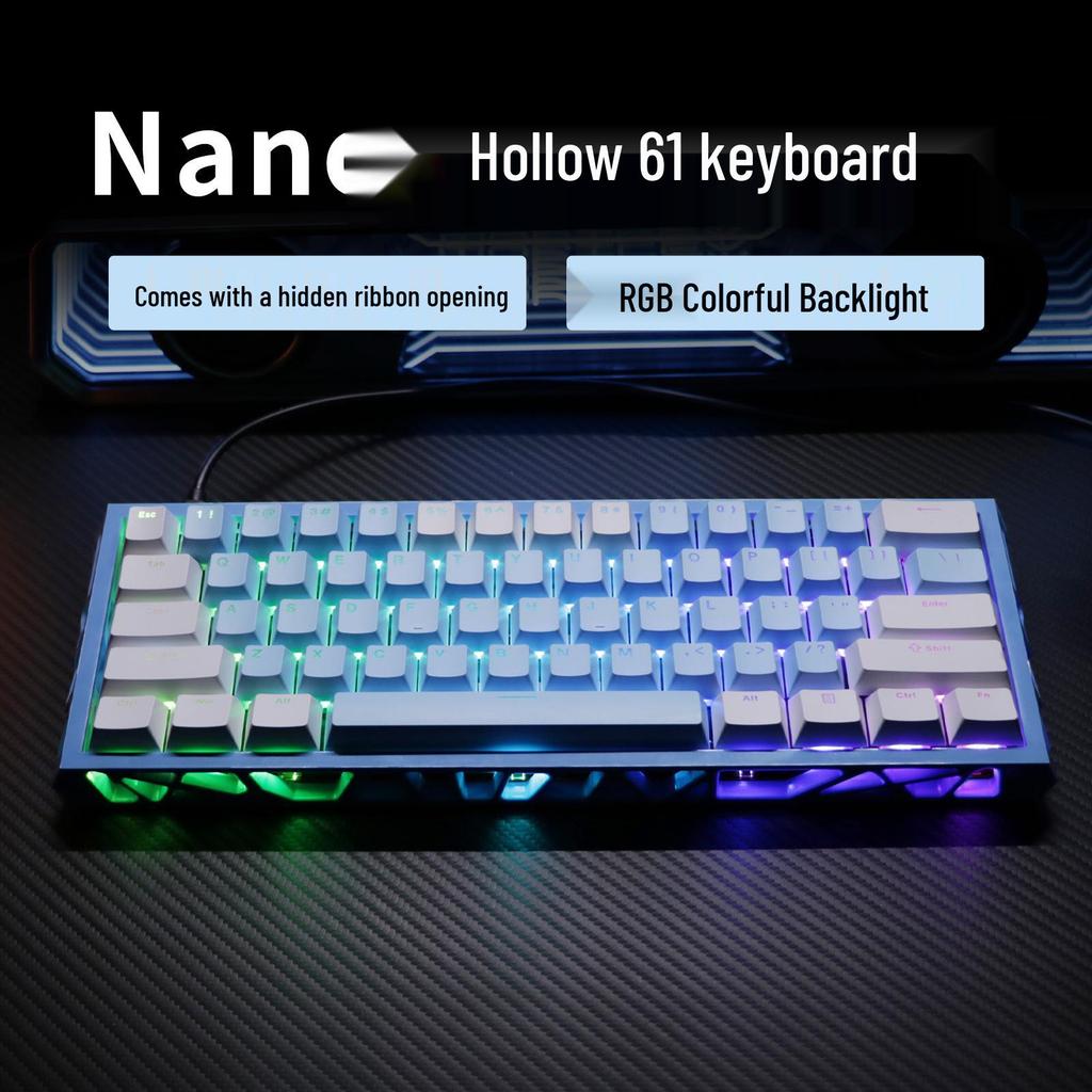 Проводная офисная и игровая механическая клавиатура NANO NJ61