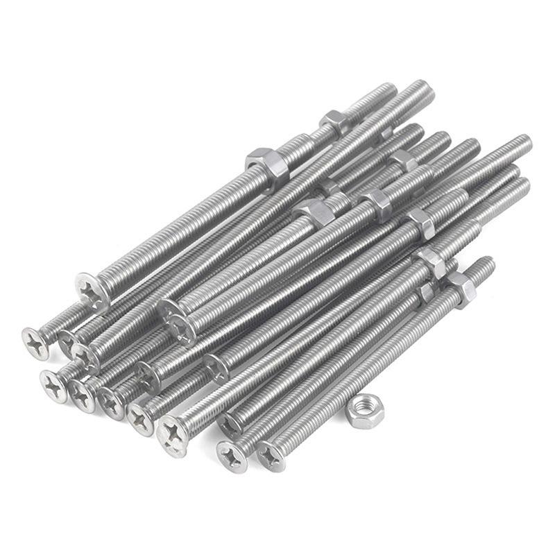 Набор Extra Long Phillips Flat Head Винтов и Гаек из Нержавеющей Стали 304 (2М, 3М, 4М)
