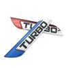 Car Emblem Sticker TURBO METAL GRILL Rear Trunk Car Badge focus VW skoda seat  lada