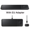 Fast Wireless Charging Charger 3-in-1 Pad for Samsung Galaxy S23 S22 S21 Ultra S10+ Note20 Z Fold Flip EarphoneEP-P6300
