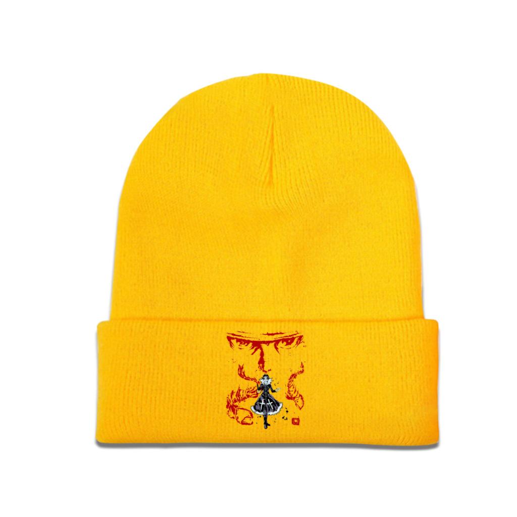 Вязаная шапка Bandit Leader Phantom Troupe для женщин, унисекс, шапочки Skullies, осенне-зимняя шапка, теплые шапки из полиэстера