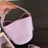 Повседневный стиль из натуральной кожи, расслабленный стиль, сумка-ведро из коровьей кожи, ручная, на одно плечо, кроссбоди, женская сумка