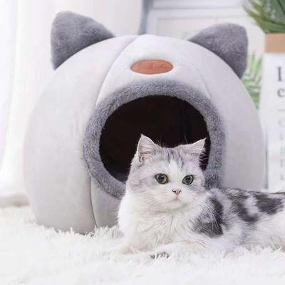 Новый комфорт для глубокого сна зимой, кровать для кошек, небольшой коврик, корзина для маленьких собак, товары для дома, палатка для домашних животных, уютное гнездо-пещера в помещении
