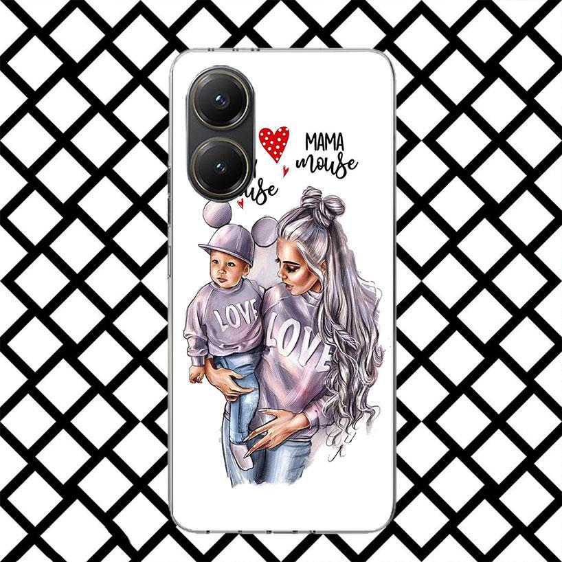 Baby Mom Girls Phone Case for Xiaomi Poco F7 Ultra X7 X6 X5 Pro X4 Gt M8 M7 Redmi 15 15C 13 13C 12 12C Soft Cover Fundas Poco F7