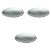 Set of 3 Black 22cm Round Plates X Round Plates Setomonohonpo [22.2 2.3 Cm] (Extra Large)