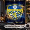 TapestryLeeds United Custom Name Text Personalized Wall Hanging Tapestry Home Wall Decor