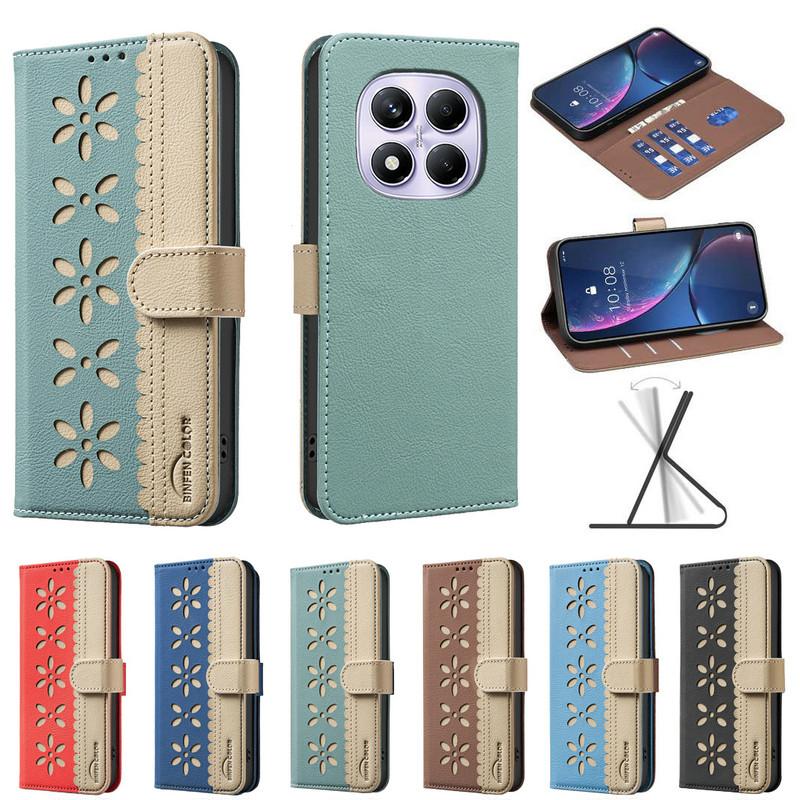 Чехол-книжка для Xiaomi Redmi Note 14 Pro 5G 4G 2025 RFID Кожаный кошелек Funda для Redmi Note 14 Pro Plus 14S 14 S Роскошная обложка