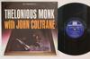 LP Record THELONIOUS MONK JOHN COLTRANE Thelonious Monk With John Coltrane R5002 RIVERSIDE 1961 Japan Jazz Used