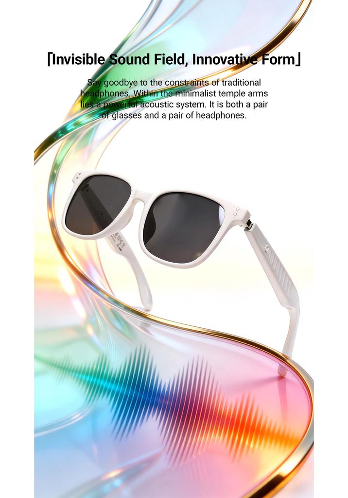 Smart AI Bluetooth Sunglasses: Real-time Translation in 100+ Languages, Music & Calls