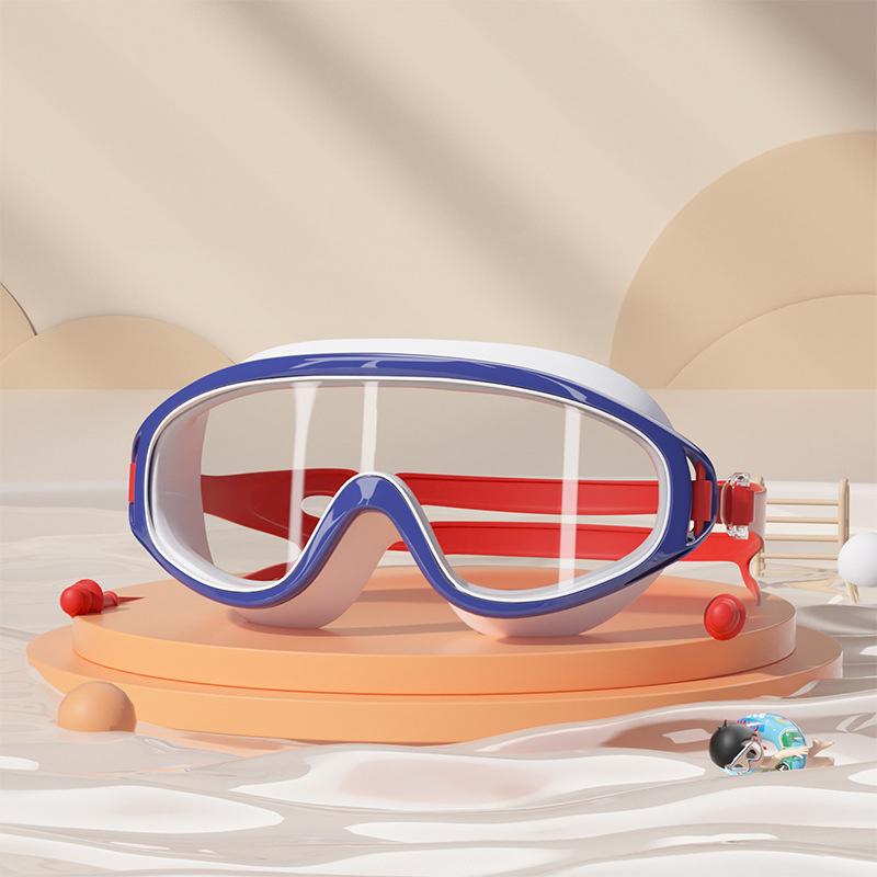 1Pcs Boys Girls Professional Diving Goggles Glasses Children Swimming Goggles Caps Waterproof Anti-fog Big Box
