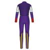 Kids Circus Performer Costume Full Body Jumpsuit Long Sleeve Stage Outfit Halloween Role Play Suit for Children Boys and Girls