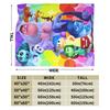 Inside Out Wool Blanket Cartoon Action Comedy Funny Throw Blankets for  Sofa Bedding Lounge 125*100cm Rug Piece,