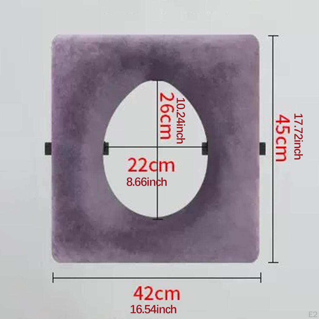 Прикроватное кресло-туалет с подушкой, утолщенное, портативное, со съемным чехлом, накладка для унитаза