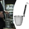 Boil Basket Frying Long Handle Skimmer Sifter with Hook Noodle Strainer Deep Fryer for