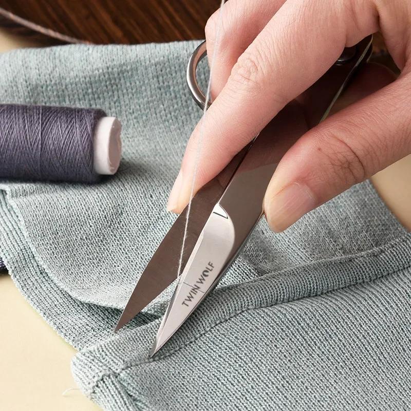 Sewing Scissors for Fabric Profession Stainless Steel Thread Scissors Embroidery Food Meat Ceramic Scissors Yarn Shears Tools