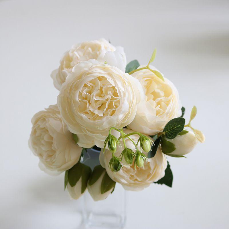 Lifelike 30cm Rose Silk Peony Artificial Flowers Offering Lasting Beauty For All Spaces