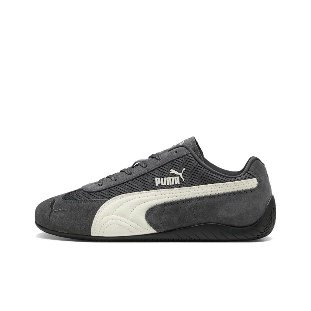 Puma Кроссовки унисекс Speedcat Mesh приглушенно-серые, теплый белый 404370-01