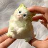 Slow Rebound Cat Doll Squeeze Toy Cartoon Cat Fidget Toy  Mini Ornaments