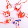 12-120PCS Halloween Christmas Glow Necklace Bracelet Scary Glitter Pendant Light Up Props Kids Party Favors Holiday Decoration