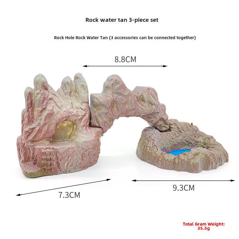 Украшения сцены с динозаврами юрского периода: Растение, дерево, вулкан, каменный забор, яйцо динозавра, аксессуары для песчаного стола