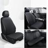 1PC Car Seat Cushion Four Seasons Universal Leather Rhombus Embroidered Seat Cushion Non-slip Cushion Seat Cover