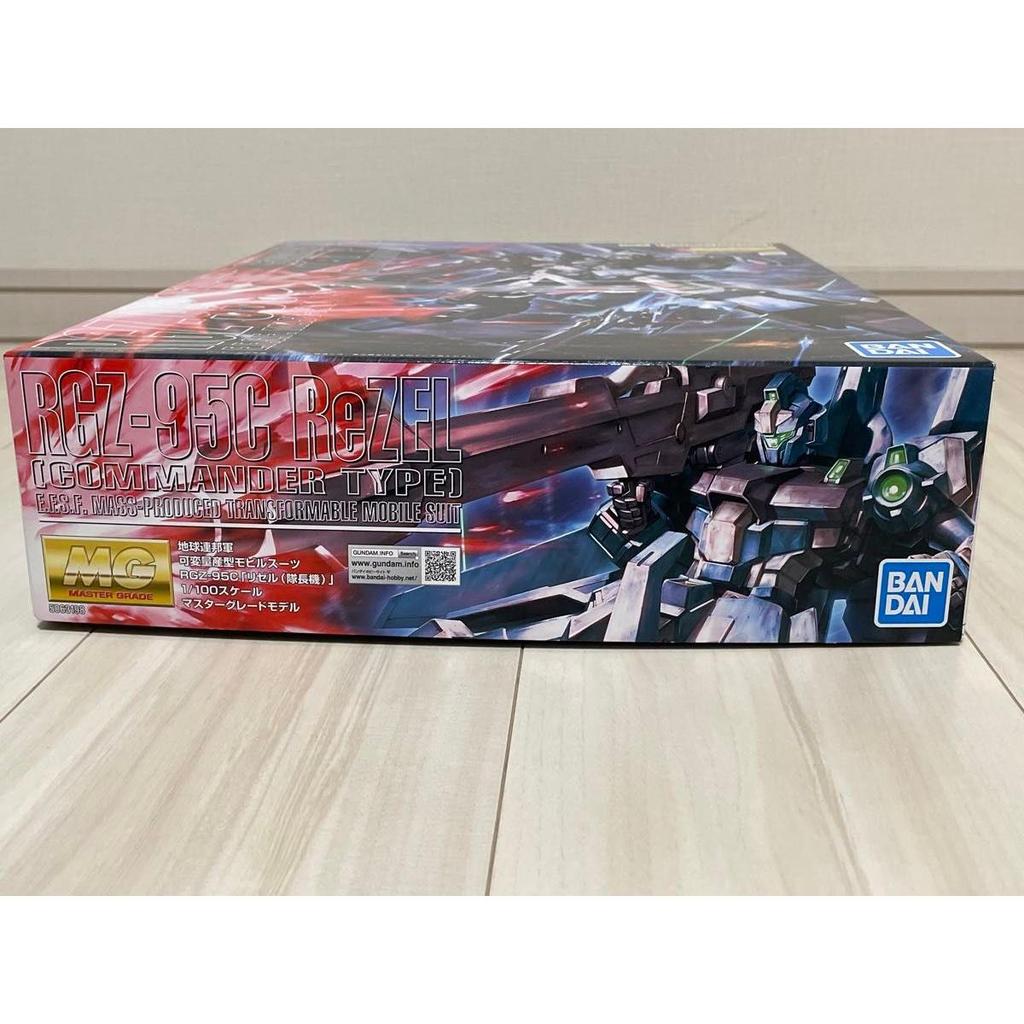Б/у MG 1/100 Rezel Commander Мобильный костюм Gundam UC Новый Несобранный RGZ-95C Gunpla Bandai