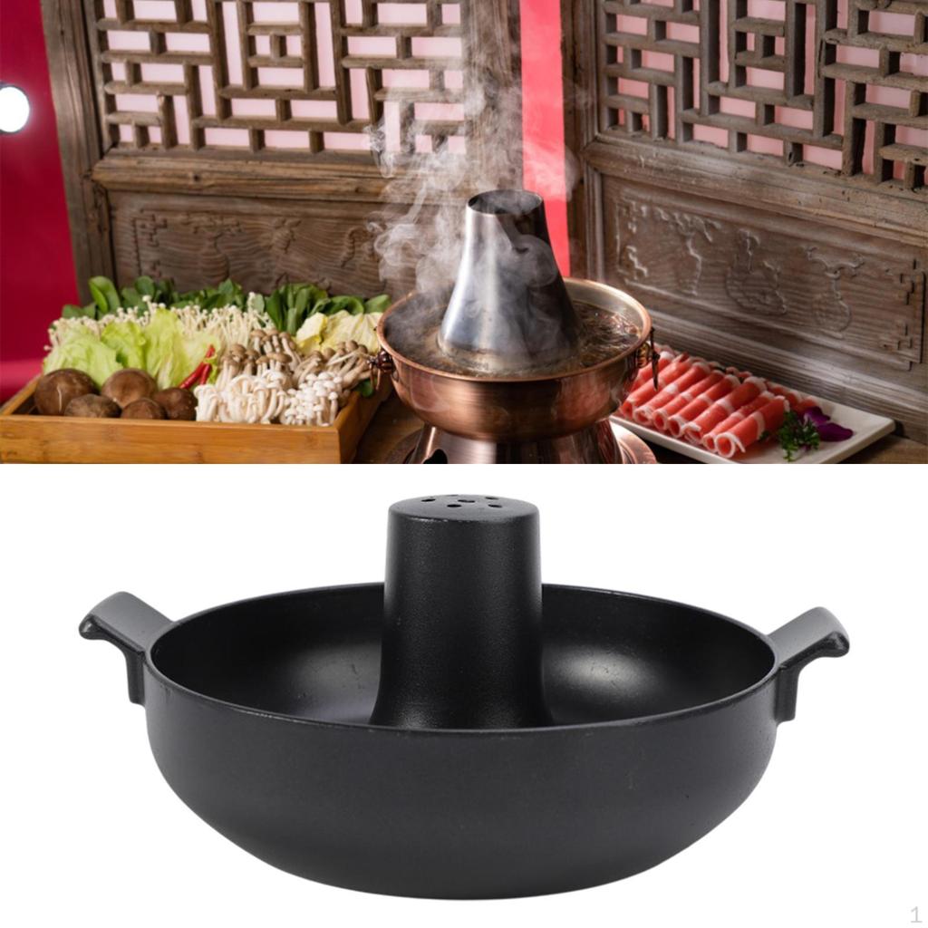 Beijing Lamb Hotpot Aluminum Elegant Thick Cooking Pot Chafing Dish