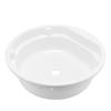 Раковина-чаша для ванной комнаты RV 430x140мм Круглая Белая для мытья рук Акриловая Большая вместимость для автодома, каравана
