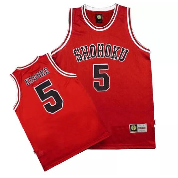 1-15 Anime Shohoku School Basketball Team Jersey Cosplay Costume Sakuragi Hanamichi Rukawa Jersey Sports Wear Uniform
