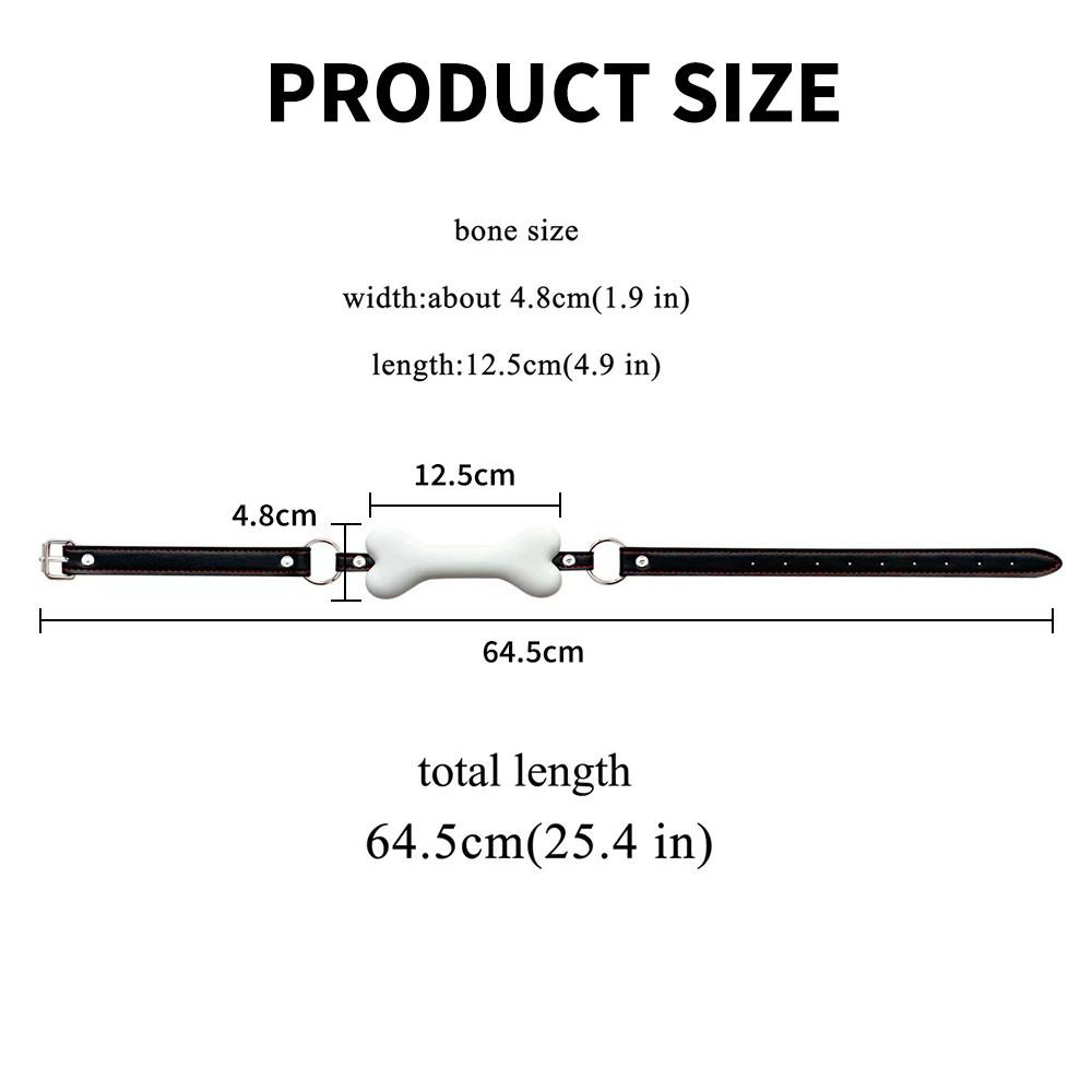 Adult Toys Dog Bone Mouth Gag Sm Sextoy Exotic Accessories Sex Toys For Women Soft Safety Silicone BDSM Adult Games BDSM