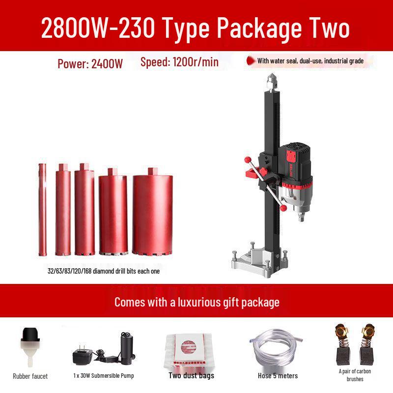 DELIXI High-Power Diamond Core Drill & Concrete Hole Opener Machine