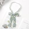 JK Bow Tie for Women, Japanese Uniform Shirt, College Style Student Plaid Tie, Men's Free Ribbon Accessories