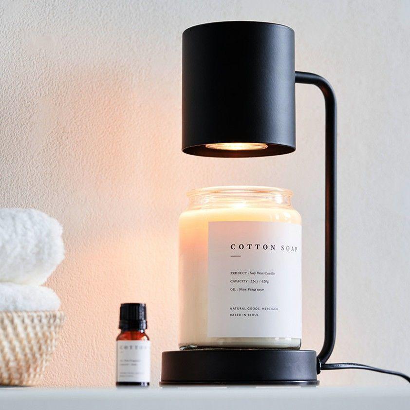 Nordic Melting Wax Lamp Modern Dimmable Electric Candle Warmer Lamp Timing Switch Fragrance Light Desk Decor Lighting