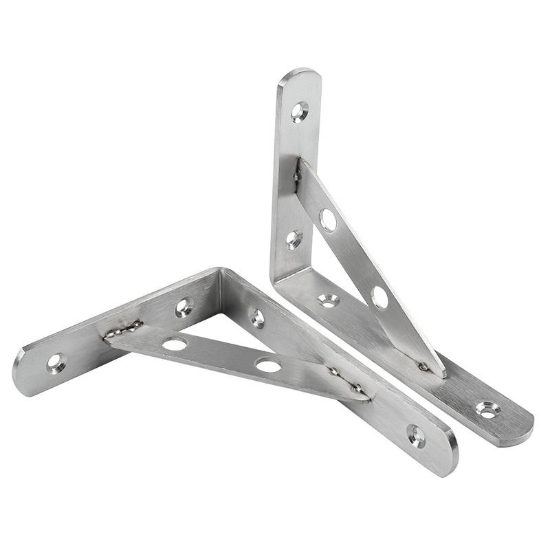 2Pcs Stainless Steel L Type Bracket Angle Bracket Heavy Duty For Wall Angle Bracket