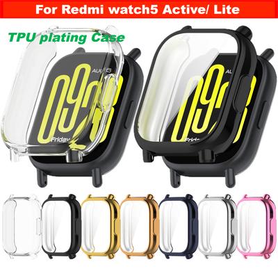 Чехол с TPU покрытием для Redmi watch 5 Active чехол Защитная пленка для экрана для Redmi watch 5 Lite чехол для смарт-часов аксессуары