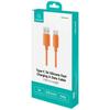 USAMS U98 3A Silicone Fast Charging USB-C Cable White