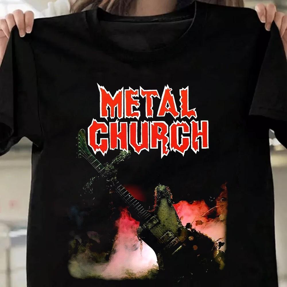 Rare Metal Church Men Black All Size S8222