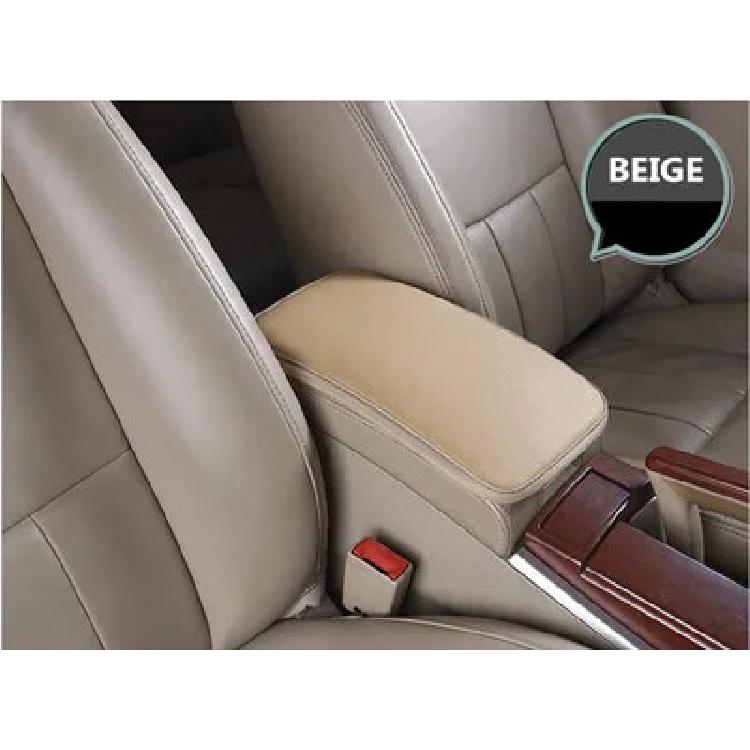 Leather Car Armrest Pad Covers Universal Center Console Auto Seat Armrests Box Pads Black Armrest Storage Protection Cushion