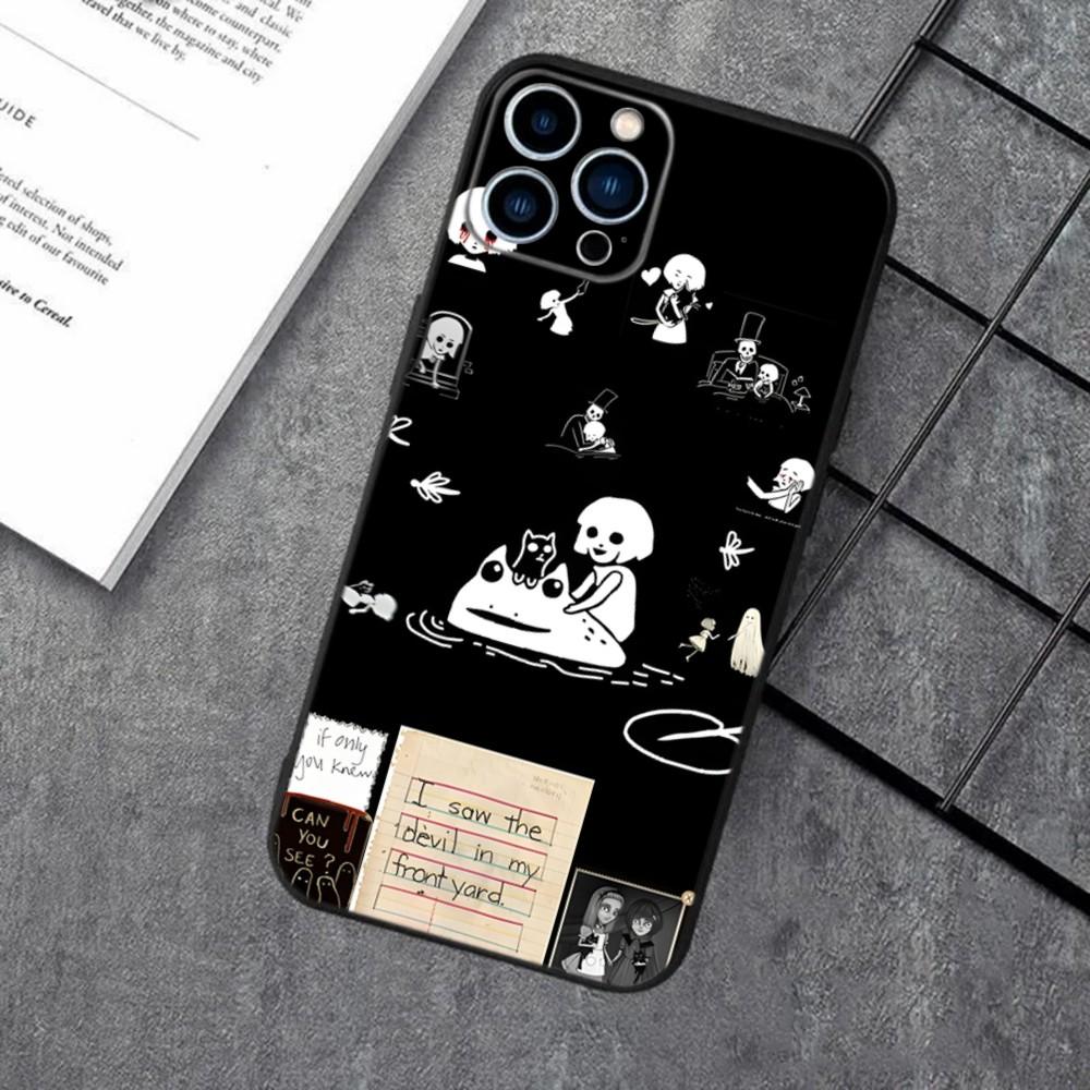 Чехол для телефона F-FranS B-BowS для iPhone 16,15,14,13,12,11,XS,XR,X,8,7,Pro,Max,Plus,mini Силиконовый Черный Чехол
